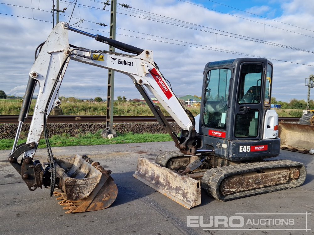 2015 Bobcat E45 - Minibagger: das Bild 1 2015 Bobcat E45 - Minibagger: das Bild 1