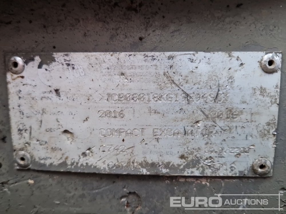 2016 JCB 8018 - Minibagger: das Bild 2 2016 JCB 8018 - Minibagger: das Bild 2