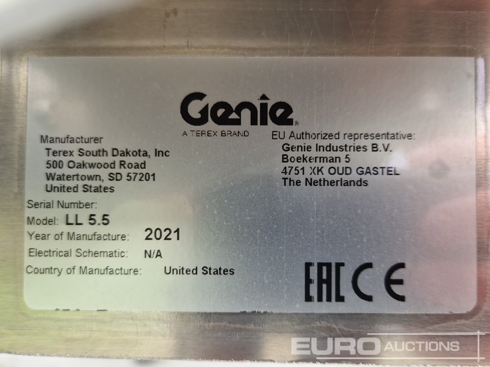 Flurförderzeug Unused Genie LL5.5: das Bild 9