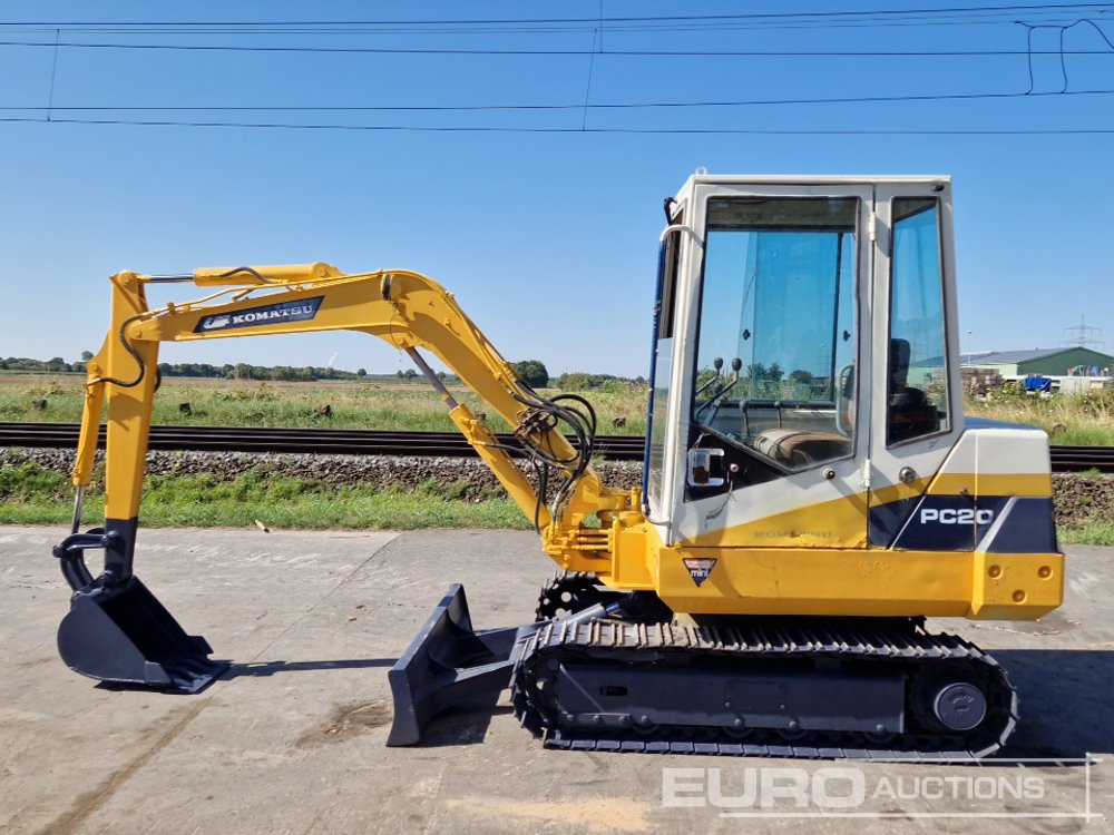 Komatsu PC20-6 - Minibagger: das Bild 2 Komatsu PC20-6 - Minibagger: das Bild 2