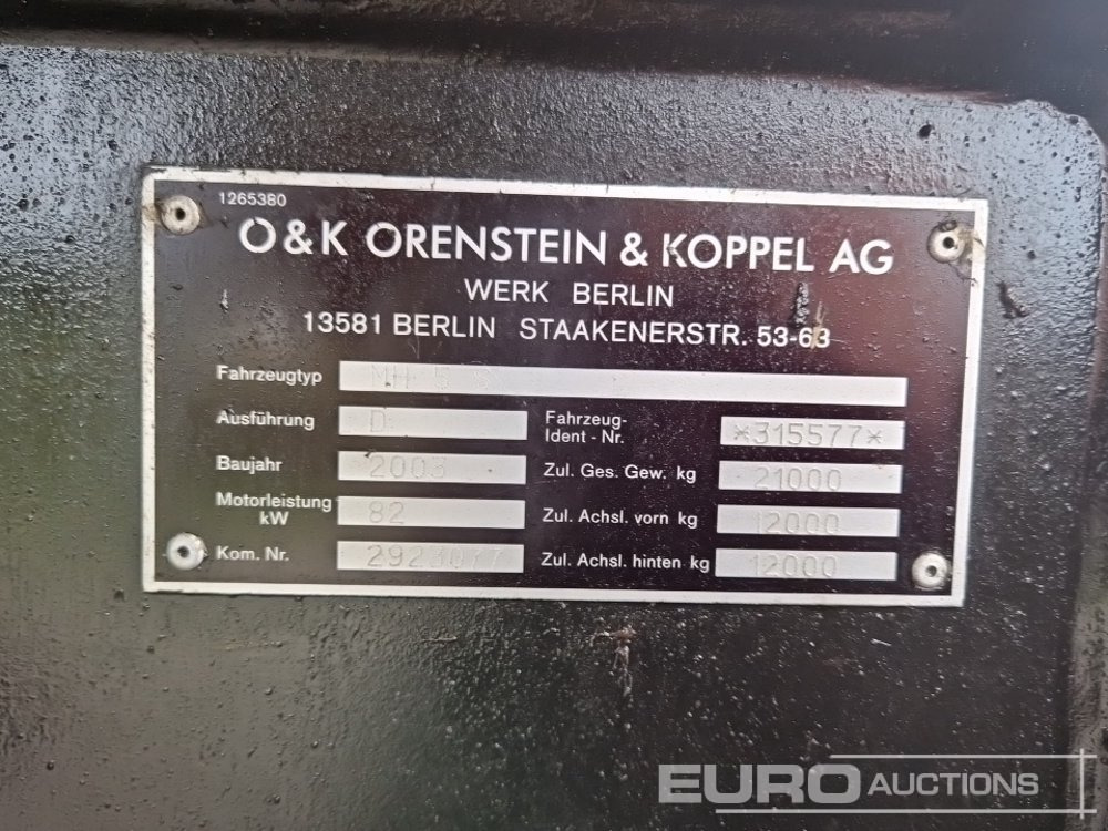 Mobilbagger O & K MH5 S: das Bild 49