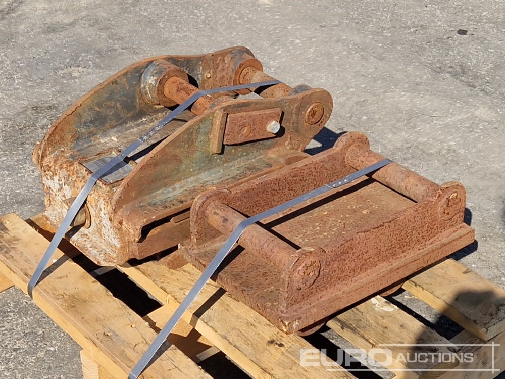 QH to suit Kubota KX101 + Adapter Plate - Schnellwechsler: das Bild 1 QH to suit Kubota KX101 + Adapter Plate - Schnellwechsler: das Bild 1