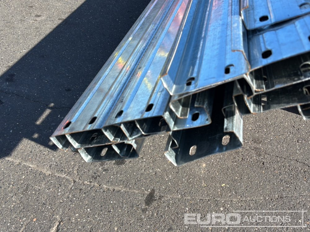 Unused 2025 100' X 50' X 16' Galvanized Steel Structure Building, 5' X 20' Bracket, 12 Pillars, 12 Rafters, 8 Roof Supports, 8 Side Brackets - Wohncontainer: das Bild 5 Unused 2025 100' X 50' X 16' Galvanized Steel Structure Building, 5' X 20' Bracket, 12 Pillars, 12 Rafters, 8 Roof Supports, 8 Side Brackets - Wohncontainer: das Bild 5