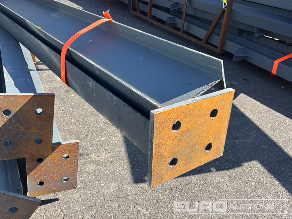 Unused 2025 100' X 50' X 16' Galvanized Steel Structure Building, 5' X 20' Bracket, 12 Pillars, 12 Rafters, 8 Roof Supports, 8 Side Brackets - Wohncontainer: das Bild 5 Unused 2025 100' X 50' X 16' Galvanized Steel Structure Building, 5' X 20' Bracket, 12 Pillars, 12 Rafters, 8 Roof Supports, 8 Side Brackets - Wohncontainer: das Bild 5