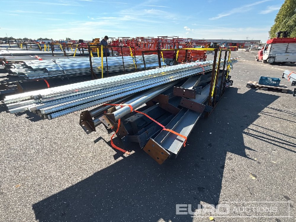 Unused 2025 100' X 50' X 16' Galvanized Steel Structure Building, 5' X 20' Bracket, 12 Pillars, 12 Rafters, 8 Roof Supports, 8 Side Brackets - Wohncontainer: das Bild 3 Unused 2025 100' X 50' X 16' Galvanized Steel Structure Building, 5' X 20' Bracket, 12 Pillars, 12 Rafters, 8 Roof Supports, 8 Side Brackets - Wohncontainer: das Bild 3
