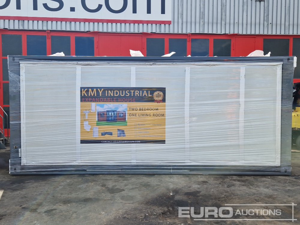 Unused 2025 KMY Industrial Expandable Container House, Two Bedrooms, One Living Room, C/W Shower Room, Wash Basin, Toilet, L-Shaped Cabinet, Unfolded Size: L5800XW6300XH2480mm - Seecontainer: das Bild 2 Unused 2025 KMY Industrial Expandable Container House, Two Bedrooms, One Living Room, C/W Shower Room, Wash Basin, Toilet, L-Shaped Cabinet, Unfolded Size: L5800XW6300XH2480mm - Seecontainer: das Bild 2