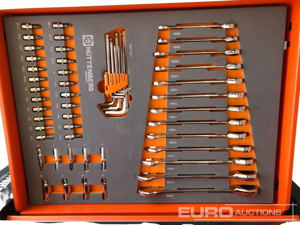 Unused Hüttenberg Tool Trolley, 6 Drawers with Tools - Werkstattgerät: das Bild 5 Unused Hüttenberg Tool Trolley, 6 Drawers with Tools - Werkstattgerät: das Bild 5