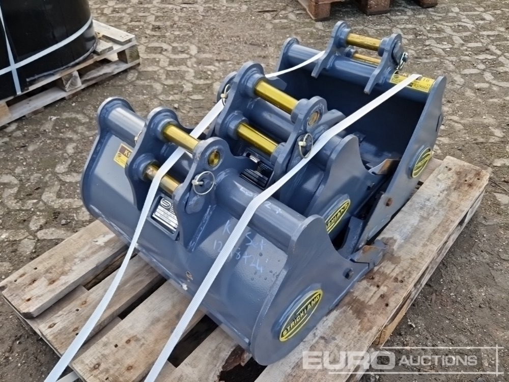 Unused Strickland 24", 18", 12" Bucket Set to suit Kubota KX15 (3 of) - Schaufel: das Bild 3 Unused Strickland 24", 18", 12" Bucket Set to suit Kubota KX15 (3 of) - Schaufel: das Bild 3
