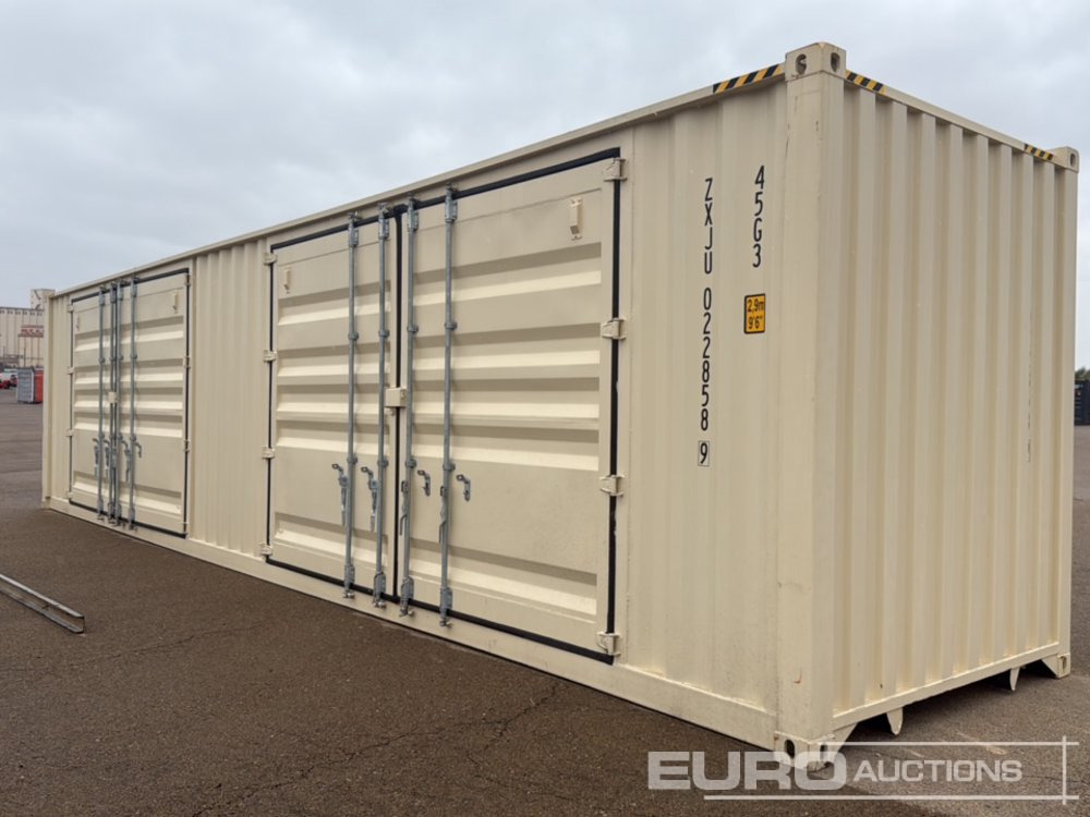 2025 40' x 8' High Cube Container, 4 Side Doors, 1 End Door - Seecontainer: das Bild 2 2025 40' x 8' High Cube Container, 4 Side Doors, 1 End Door - Seecontainer: das Bild 2