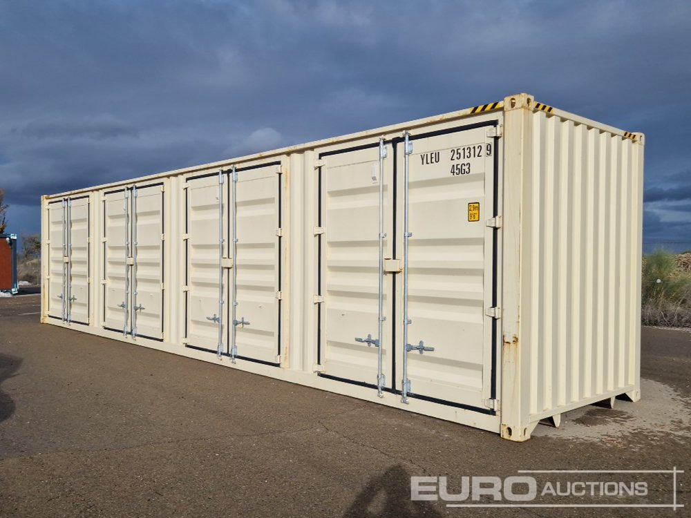 2025 40' x 8' High Cube Container, 4 Side Doors, 1 End Door - Seecontainer: das Bild 1 2025 40' x 8' High Cube Container, 4 Side Doors, 1 End Door - Seecontainer: das Bild 1