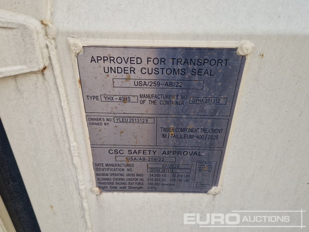 2025 40' x 8' High Cube Container, 4 Side Doors, 1 End Door - Seecontainer: das Bild 5 2025 40' x 8' High Cube Container, 4 Side Doors, 1 End Door - Seecontainer: das Bild 5