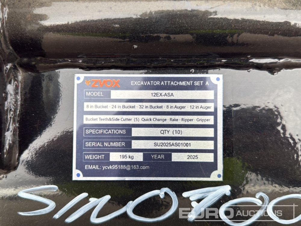 Anbauteil für Bagger Unused 2025 Zvox 12EX-ASA: das Bild 6