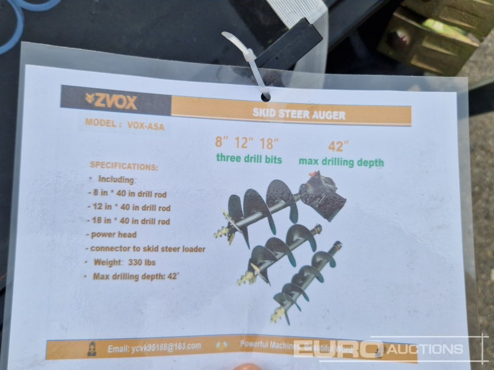 Unused 2025 Zvox VOX-ASA - Anbauteil für Kompaktlader: das Bild 5 Unused 2025 Zvox VOX-ASA - Anbauteil für Kompaktlader: das Bild 5