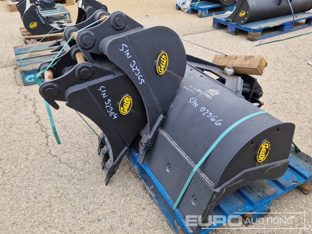 Unused 2024 Geith AT2.8R-1200SR 48" Tilt Ditching Bucket, H03-0450 18" Digging Bucket, H03-0300 12" Digging Bucket 35mm Pin to suit Mini / Conjunto Cazos Excavator - Schaufel: das Bild 4 Unused 2024 Geith AT2.8R-1200SR 48" Tilt Ditching Bucket, H03-0450 18" Digging Bucket, H03-0300 12" Digging Bucket 35mm Pin to suit Mini / Conjunto Cazos Excavator - Schaufel: das Bild 4