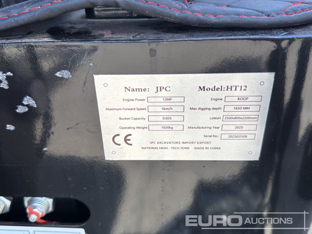 Minibagger Unused 2025 JPC HT 12: das Bild 50
