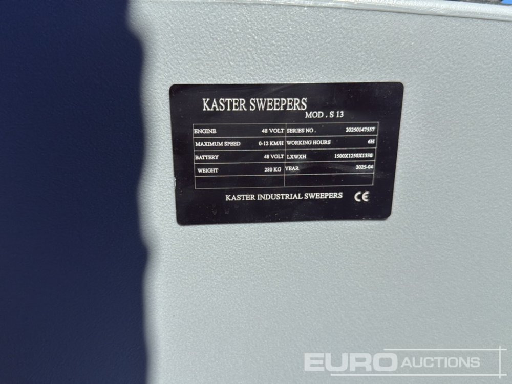 Kehrmaschine Unused 2025 Kaster S.13: das Bild 20 Kehrmaschine Unused 2025 Kaster S.13: das Bild 20