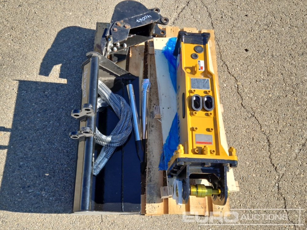 Schaufel, Zustand - NEU Unused Set of 30" Ditching, 8" Digging Bucket, Hydraulic Breaker to suit JPC Excavator / Conjunto Cazos de 800mm y 200mm y Martillo Solmek HM-150para Excavadora JPC: das Bild 9