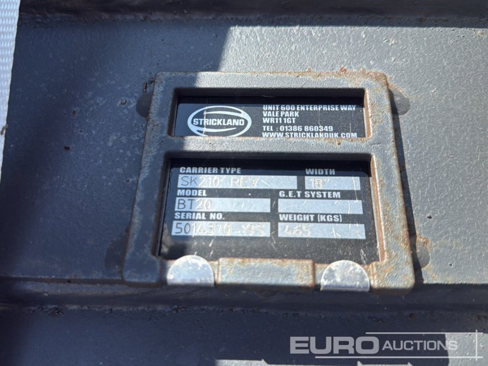 Unused Strickland 18" Digging Bucket 80mm Pin to suit 10+ Ton Excavator - Schaufel: das Bild 5 Unused Strickland 18" Digging Bucket 80mm Pin to suit 10+ Ton Excavator - Schaufel: das Bild 5
