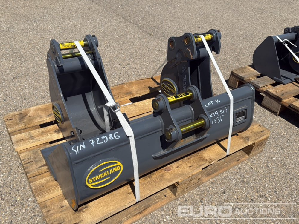 Unused Strickland 30" Ditching, 9", 6" Digging Bucket 30mm Pin to suit Mini Excavator - Schaufel: das Bild 1 Unused Strickland 30" Ditching, 9", 6" Digging Bucket 30mm Pin to suit Mini Excavator - Schaufel: das Bild 1