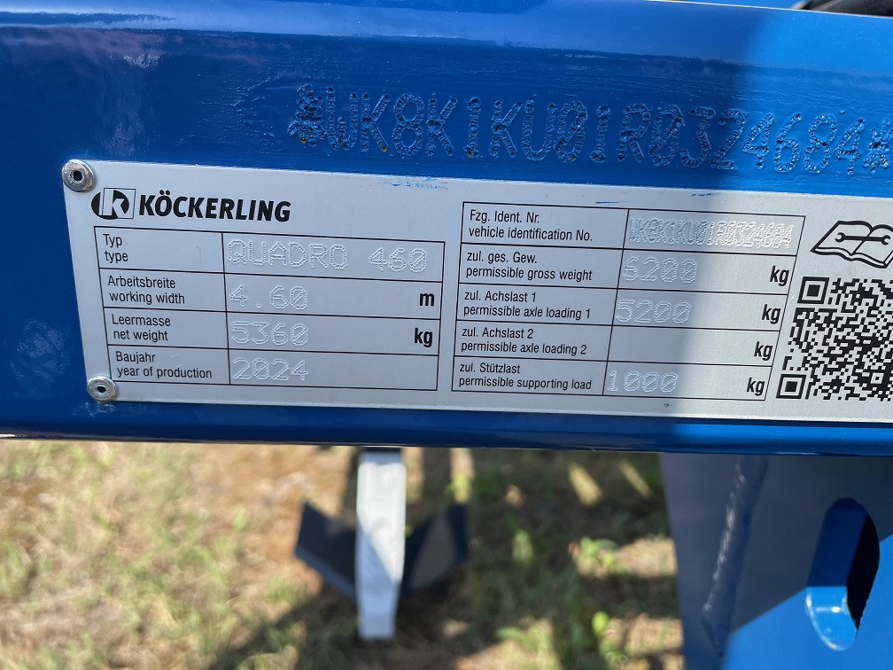 Köckerling Quadro 460 - Grubber: das Bild 2 Köckerling Quadro 460 - Grubber: das Bild 2