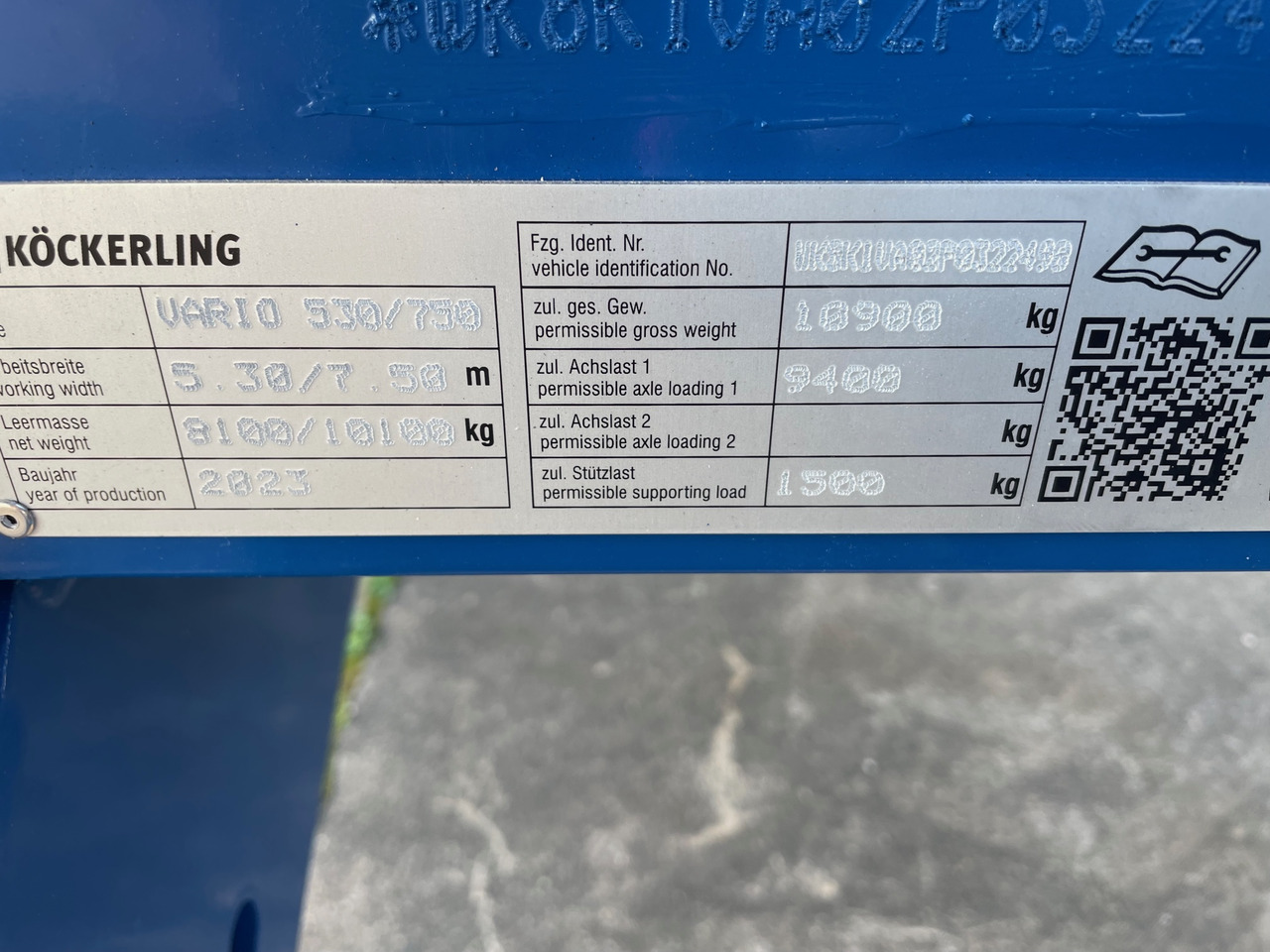 Köckerling Vario 530/750 - Grubber: das Bild 2 Köckerling Vario 530/750 - Grubber: das Bild 2