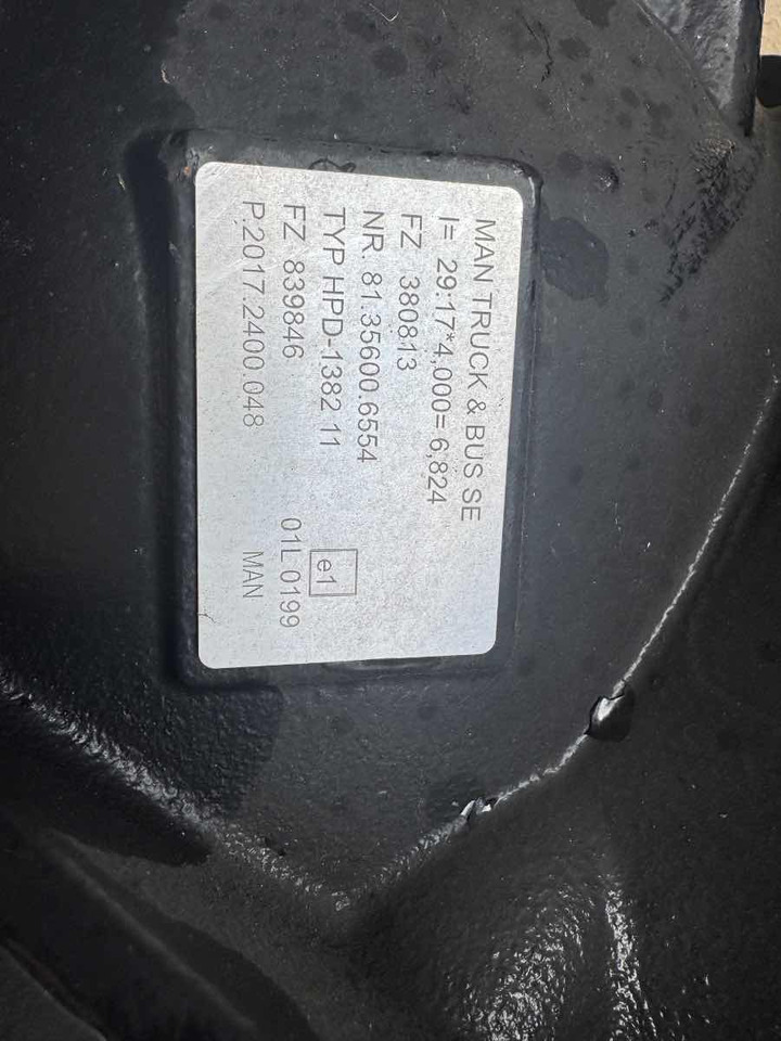 MAN DIFF HPD-1382 - 6.824 // 81.35600-6554 - Differenzial Getriebe für LKW: das Bild 2 MAN DIFF HPD-1382 - 6.824 // 81.35600-6554 - Differenzial Getriebe für LKW: das Bild 2
