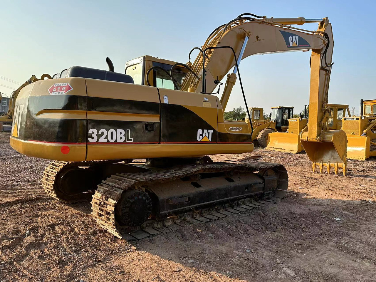 Kettenbagger CAT 320B: das Bild 10