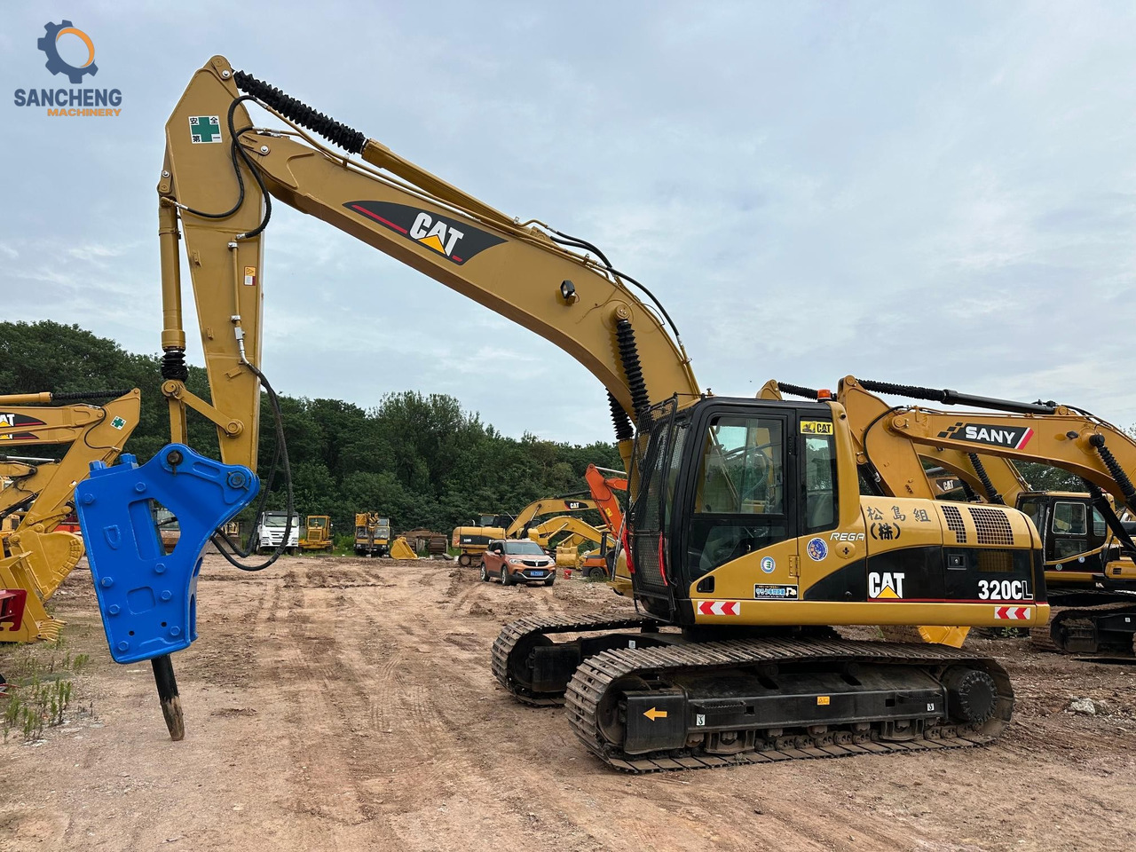 CAT 320CL with hammer crawler excavator - Kettenbagger: das Bild 2 CAT 320CL with hammer crawler excavator - Kettenbagger: das Bild 2