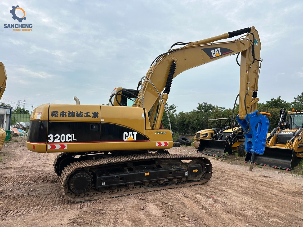 CAT 320CL with hammer crawler excavator - Kettenbagger: das Bild 1 CAT 320CL with hammer crawler excavator - Kettenbagger: das Bild 1