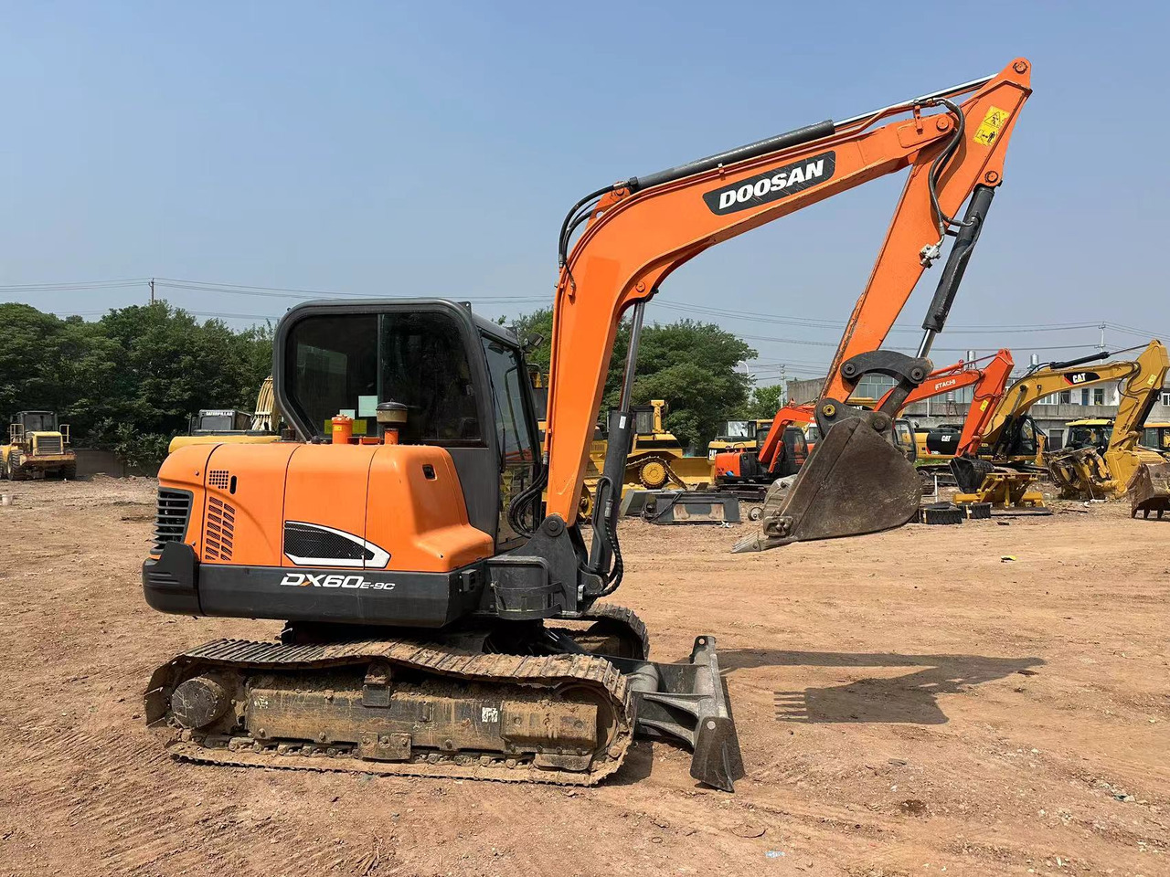 DOOSAN DX60 - Kettenbagger: das Bild 1 DOOSAN DX60 - Kettenbagger: das Bild 1