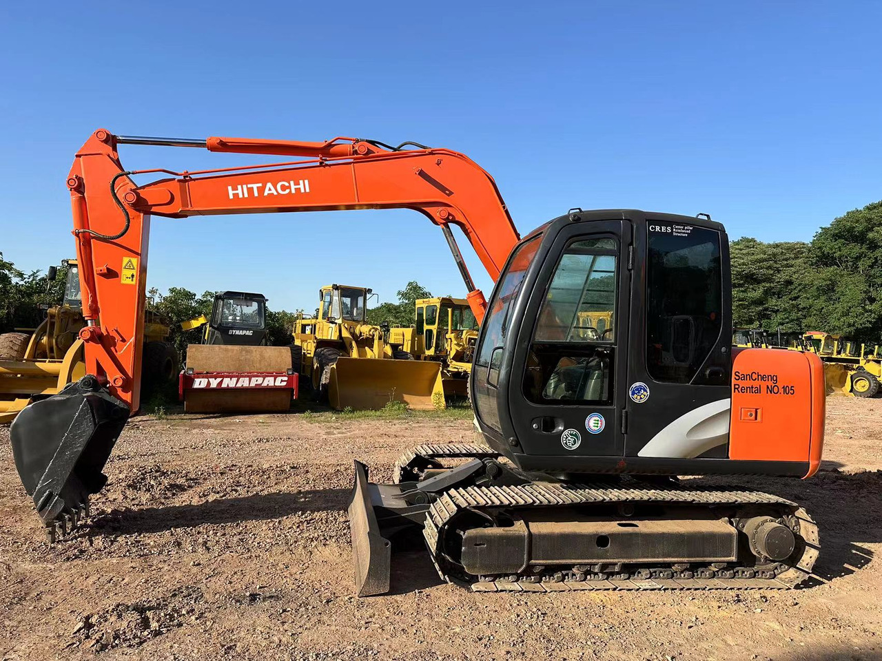 HITACHI ZAXIS ZX70 - Minibagger: das Bild 1 HITACHI ZAXIS ZX70 - Minibagger: das Bild 1