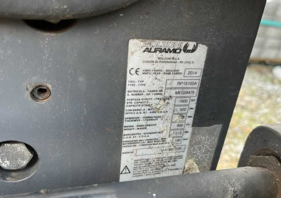 Bolzoni RP15100A - Anbauteil: das Bild 5 Bolzoni RP15100A - Anbauteil: das Bild 5