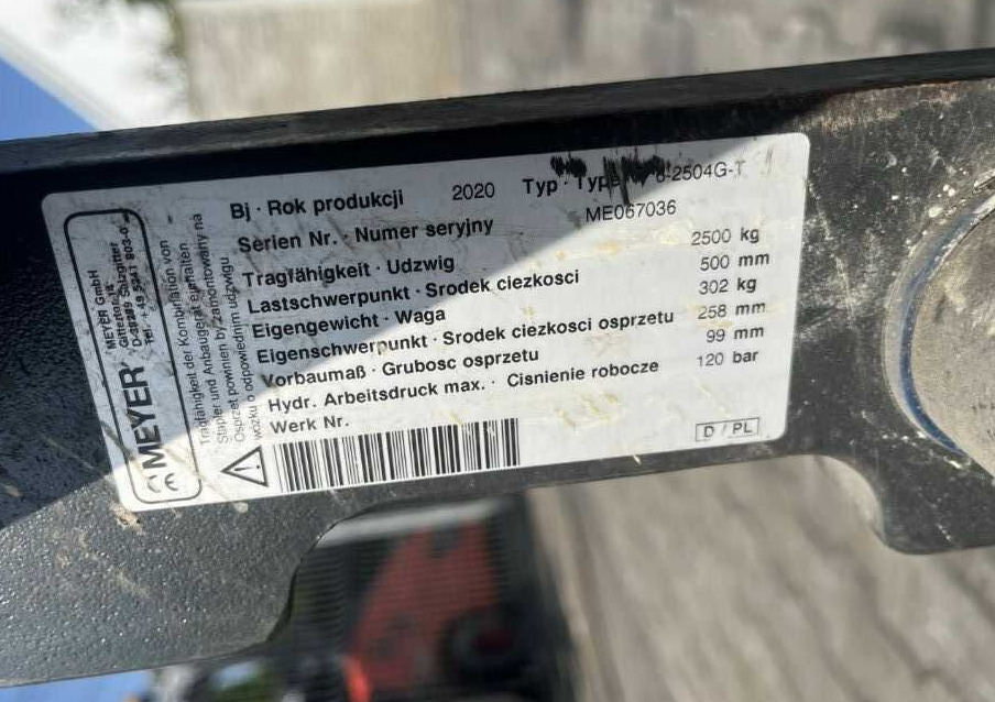 Meyer 6-2504GT - Anbauteil: das Bild 5 Meyer 6-2504GT - Anbauteil: das Bild 5