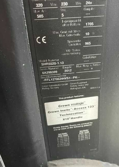 Crown SHR5520-1.13 - Hochhubwagen: das Bild 4 Crown SHR5520-1.13 - Hochhubwagen: das Bild 4