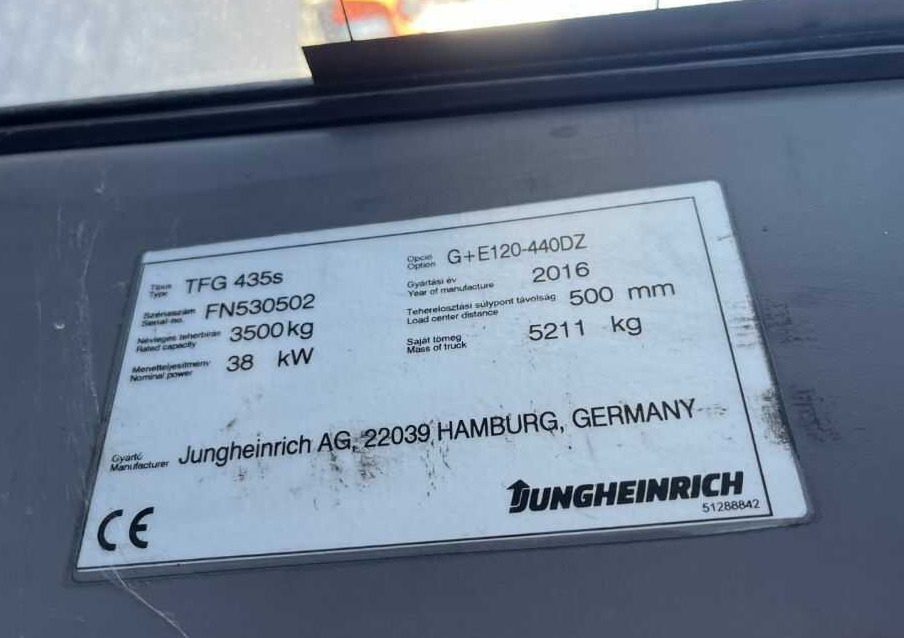 Jungheinrich TFG435s - Treibgasstapler: das Bild 4 Jungheinrich TFG435s - Treibgasstapler: das Bild 4