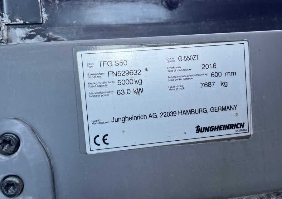 Jungheinrich TFGS50 - Treibgasstapler: das Bild 4 Jungheinrich TFGS50 - Treibgasstapler: das Bild 4