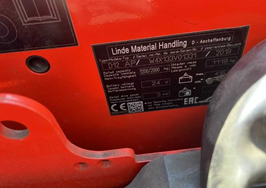 Linde D12HPAP - Hochhubwagen: das Bild 4 Linde D12HPAP - Hochhubwagen: das Bild 4