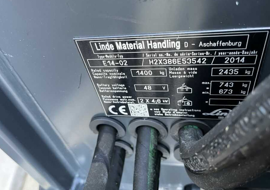 Linde E14-02 - Elektrostapler: das Bild 4 Linde E14-02 - Elektrostapler: das Bild 4