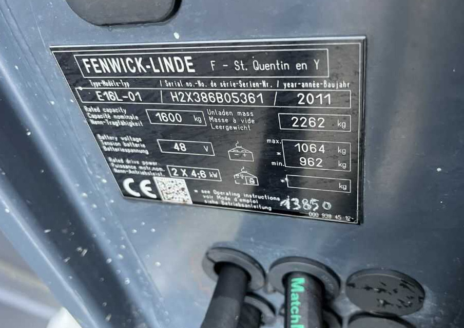 Linde E16L-02 - Elektrostapler: das Bild 4 Linde E16L-02 - Elektrostapler: das Bild 4