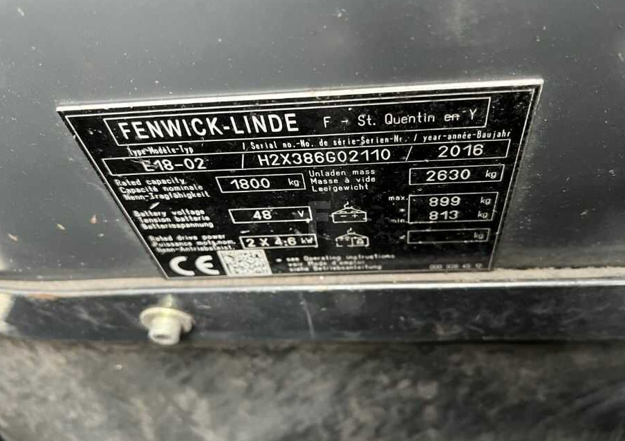 Linde E18-02 - Elektrostapler: das Bild 4 Linde E18-02 - Elektrostapler: das Bild 4