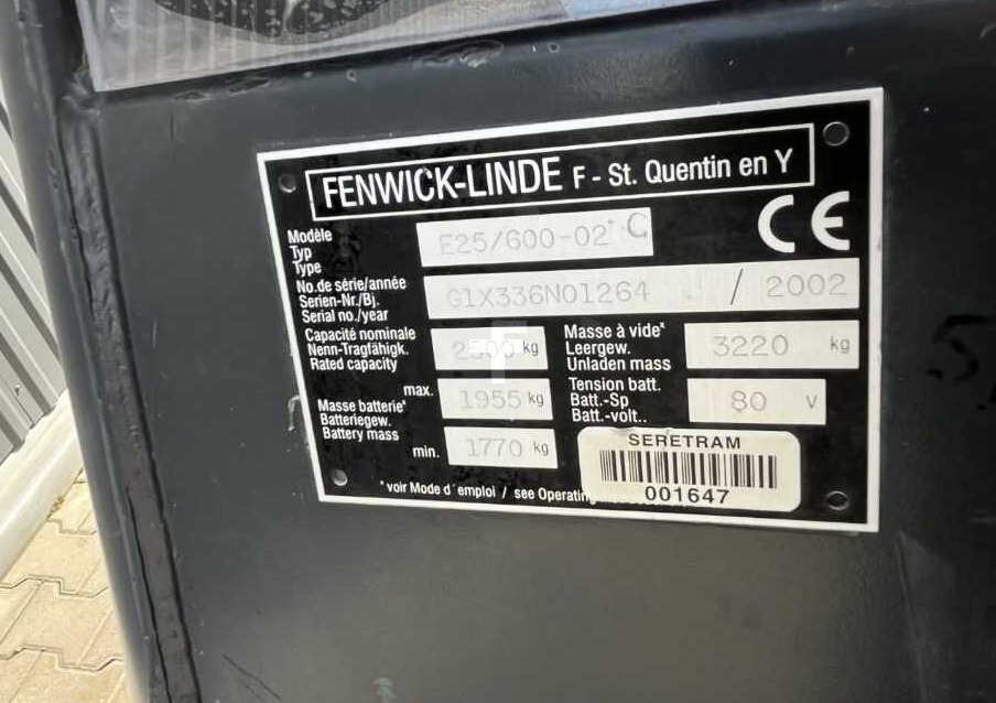 Linde E25 - Elektrostapler: das Bild 4 Linde E25 - Elektrostapler: das Bild 4
