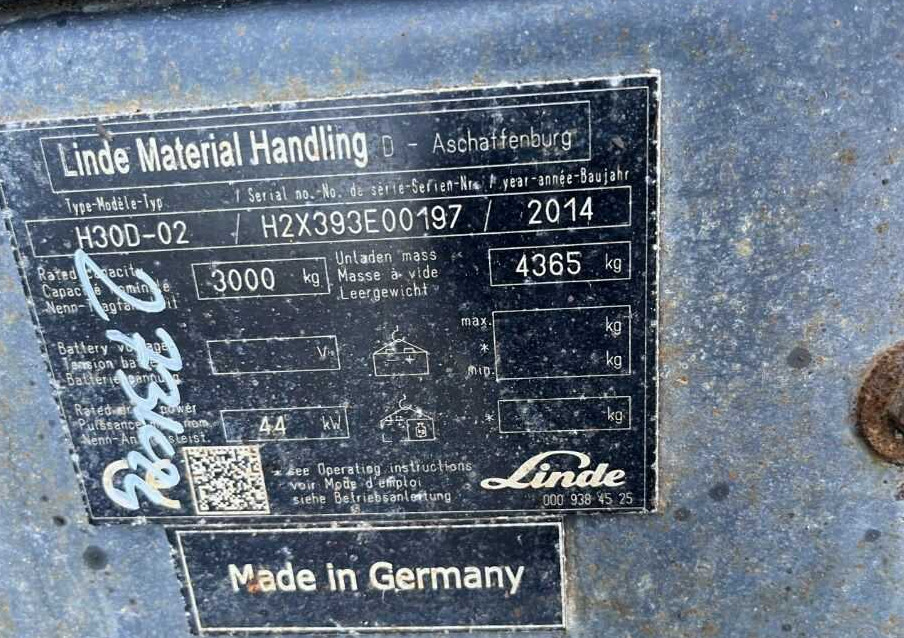 Linde H30D-02 - Dieselstapler: das Bild 4 Linde H30D-02 - Dieselstapler: das Bild 4