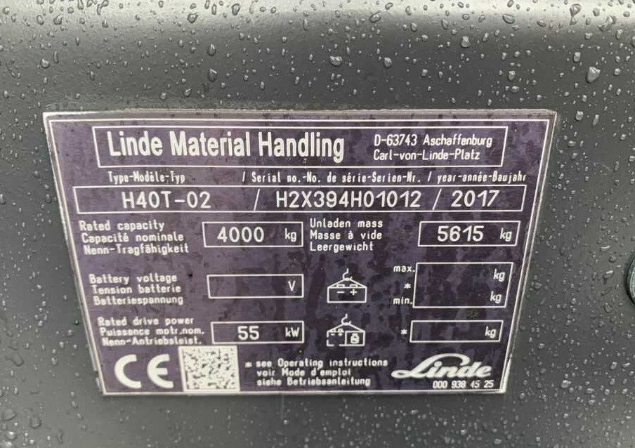 Linde H40T-02 - Treibgasstapler: das Bild 4 Linde H40T-02 - Treibgasstapler: das Bild 4