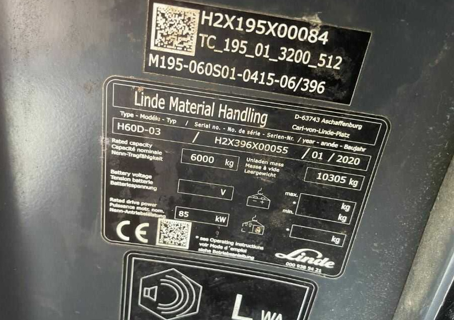 Linde H60D-03 - Dieselstapler: das Bild 4 Linde H60D-03 - Dieselstapler: das Bild 4
