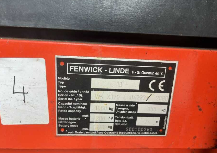 Linde L10 - Hochhubwagen: das Bild 4 Linde L10 - Hochhubwagen: das Bild 4
