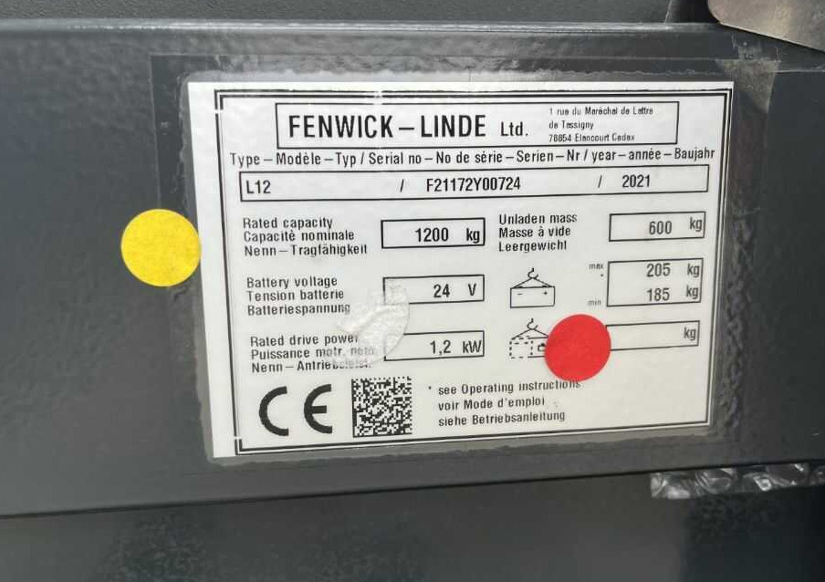 Linde L12 - Hochhubwagen: das Bild 4 Linde L12 - Hochhubwagen: das Bild 4