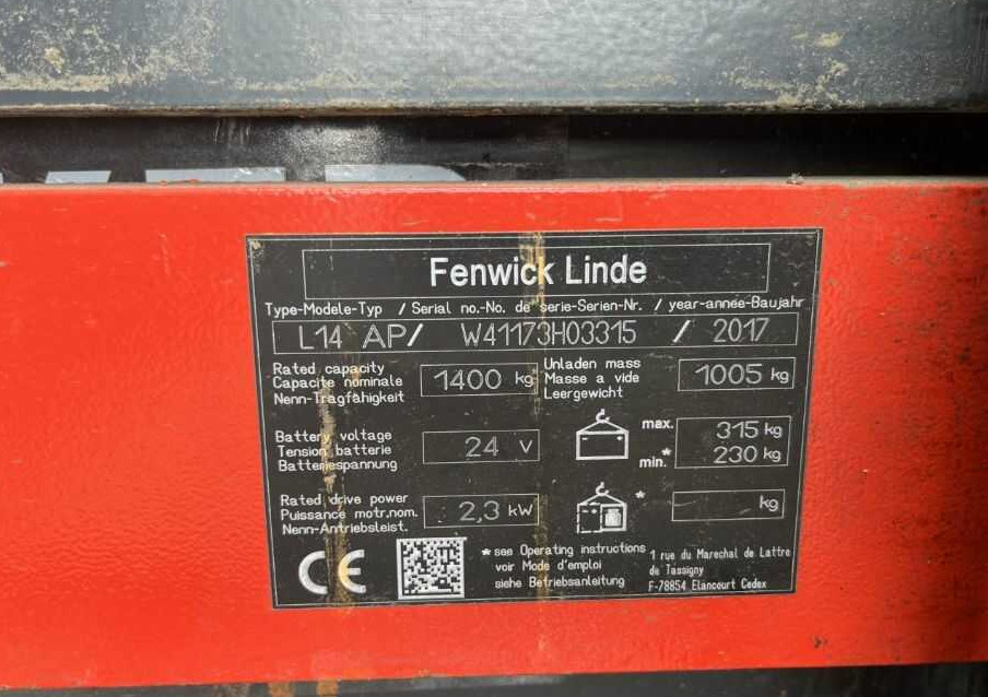 Linde L14AP - Hochhubwagen: das Bild 4 Linde L14AP - Hochhubwagen: das Bild 4