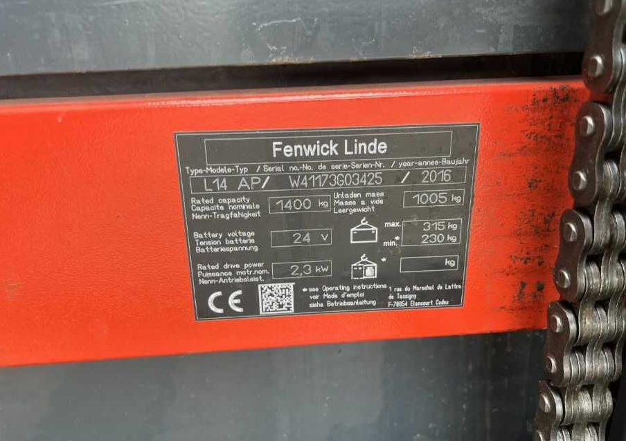 Linde L14LAP - Hochhubwagen: das Bild 4 Linde L14LAP - Hochhubwagen: das Bild 4