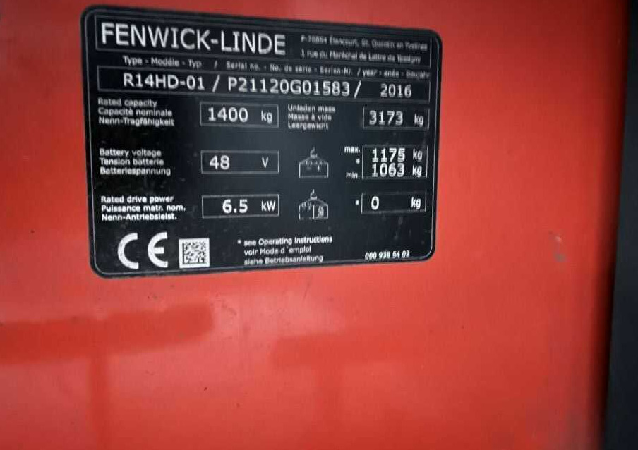 Linde R14HD-01 - Hochhubwagen: das Bild 5 Linde R14HD-01 - Hochhubwagen: das Bild 5
