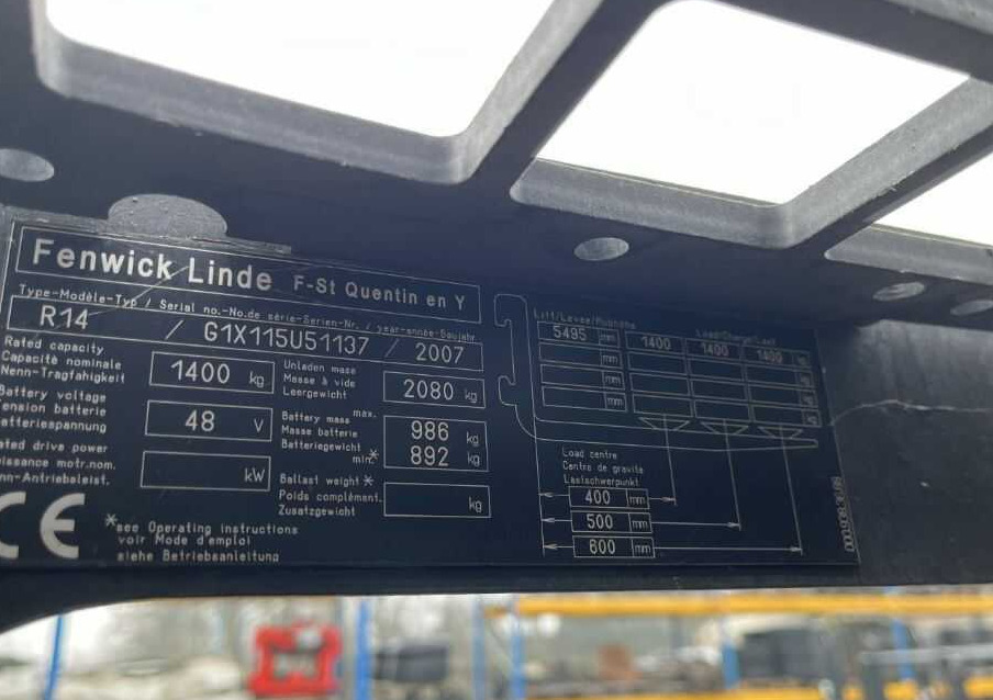 Linde R14S - Schubmaststapler: das Bild 4 Linde R14S - Schubmaststapler: das Bild 4